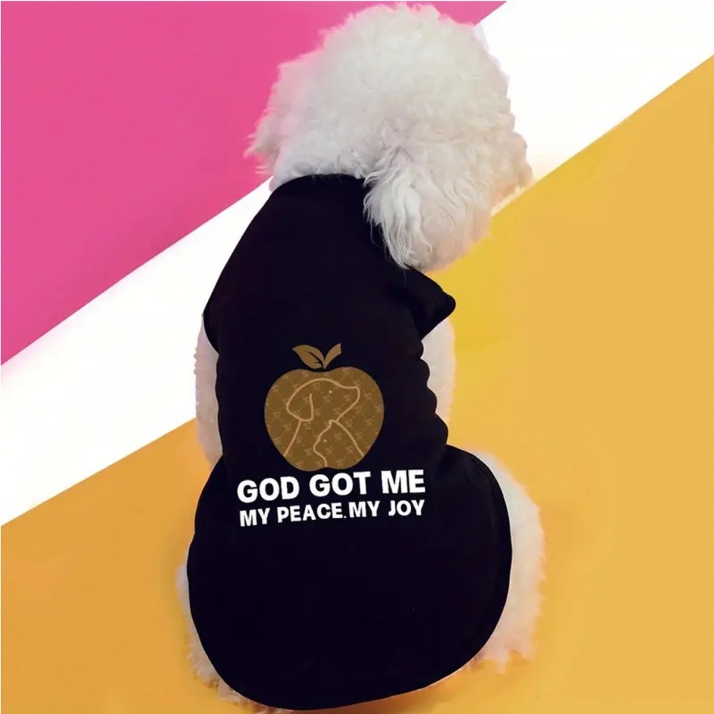Christian Theme “God Got Me” Tank Top Outfit for Mini/Sm Pet Dog or Cat